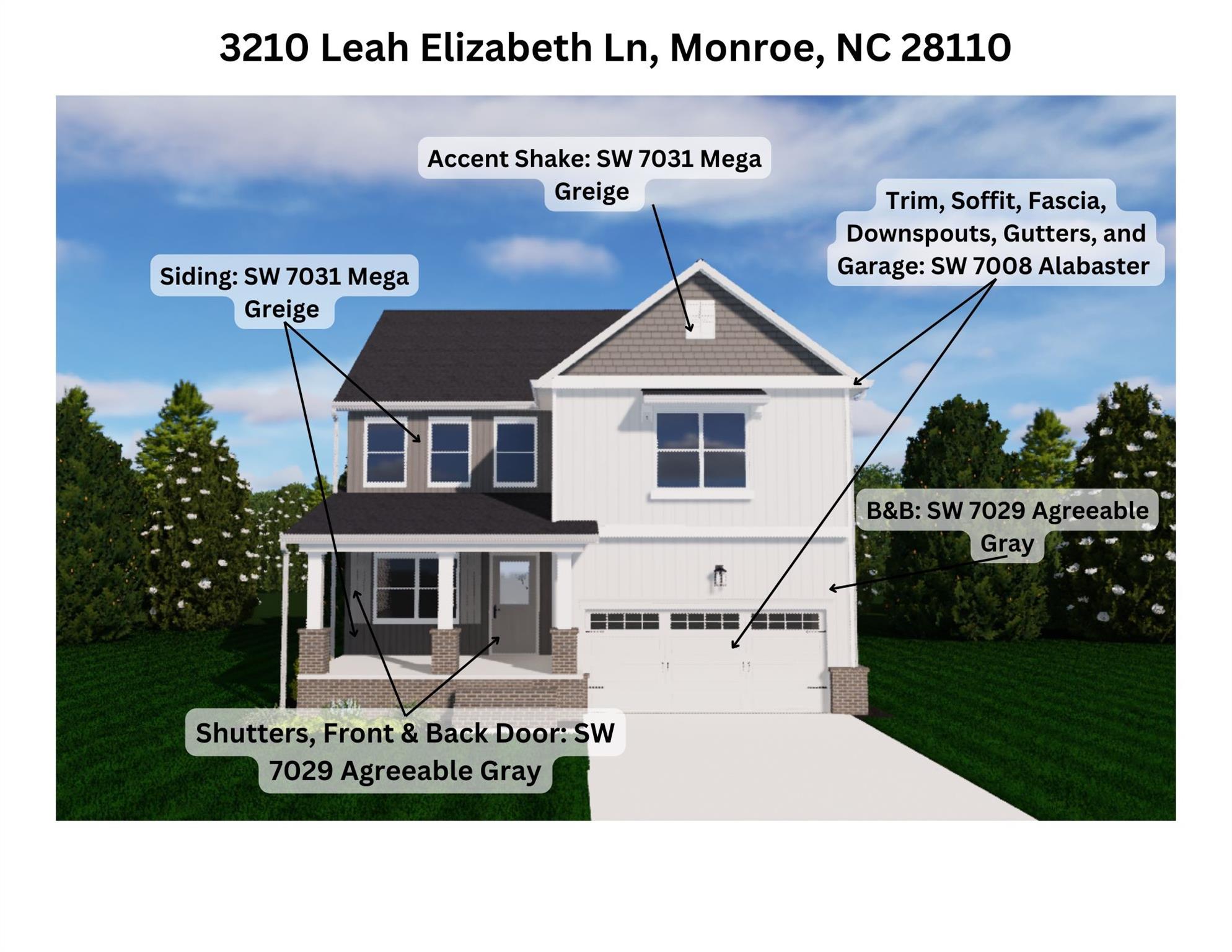 3210 Leah Elizabeth Lane — Monroe
