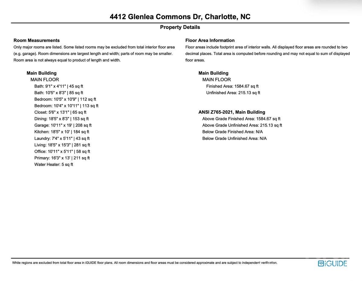 4412 Glenlea Commons Drive — Charlotte