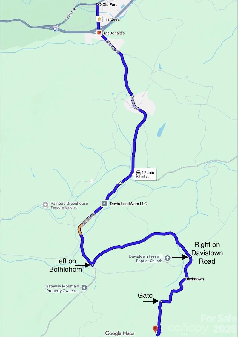 771 Sally Gap Road — Old Fort