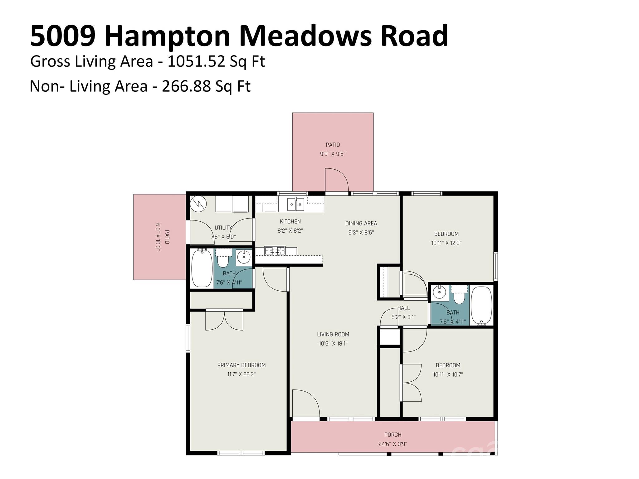 5009 Hampton Meadows Road — Monroe