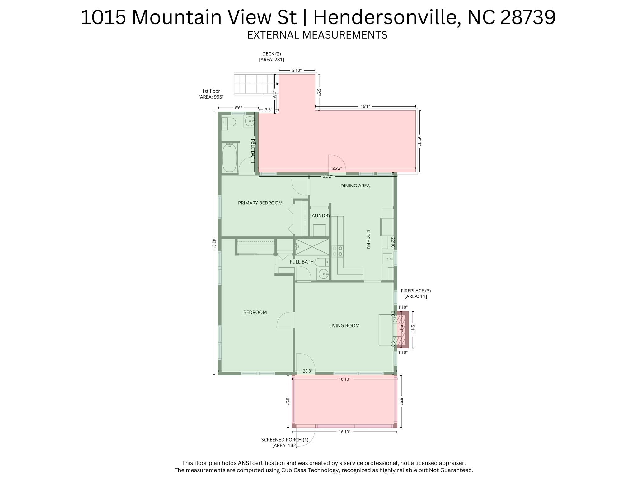 1015 Mountain View Street — Hendersonville