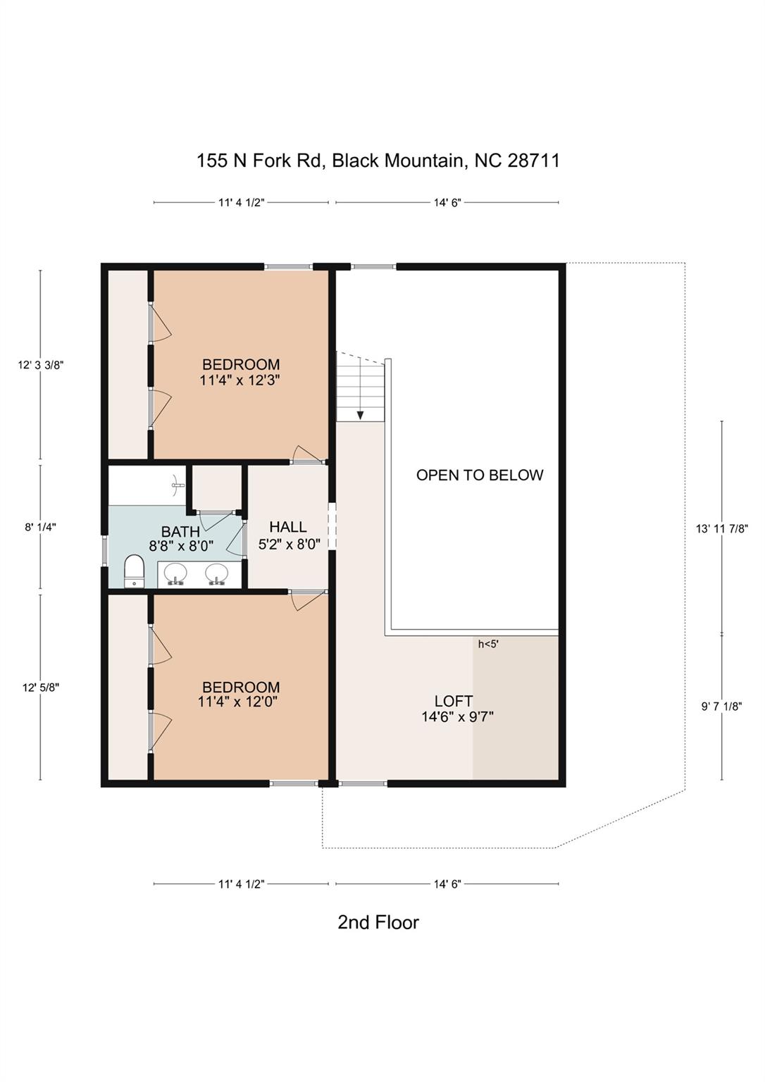 155 N Fork Road — Black Mountain