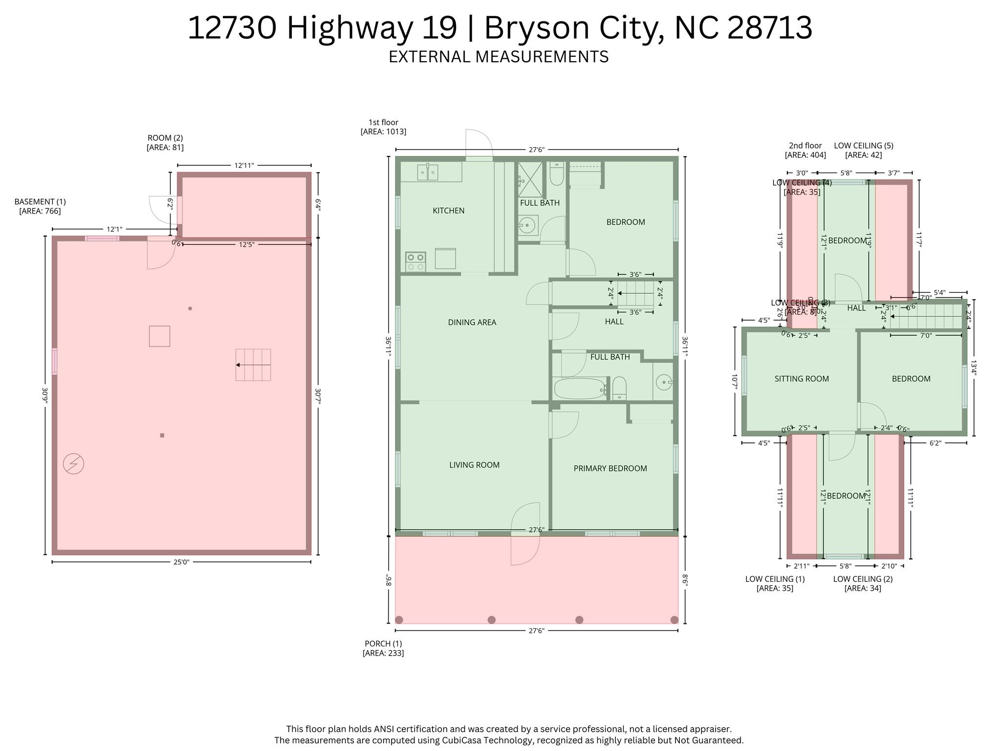 12730 Hwy 19 W None — Bryson City