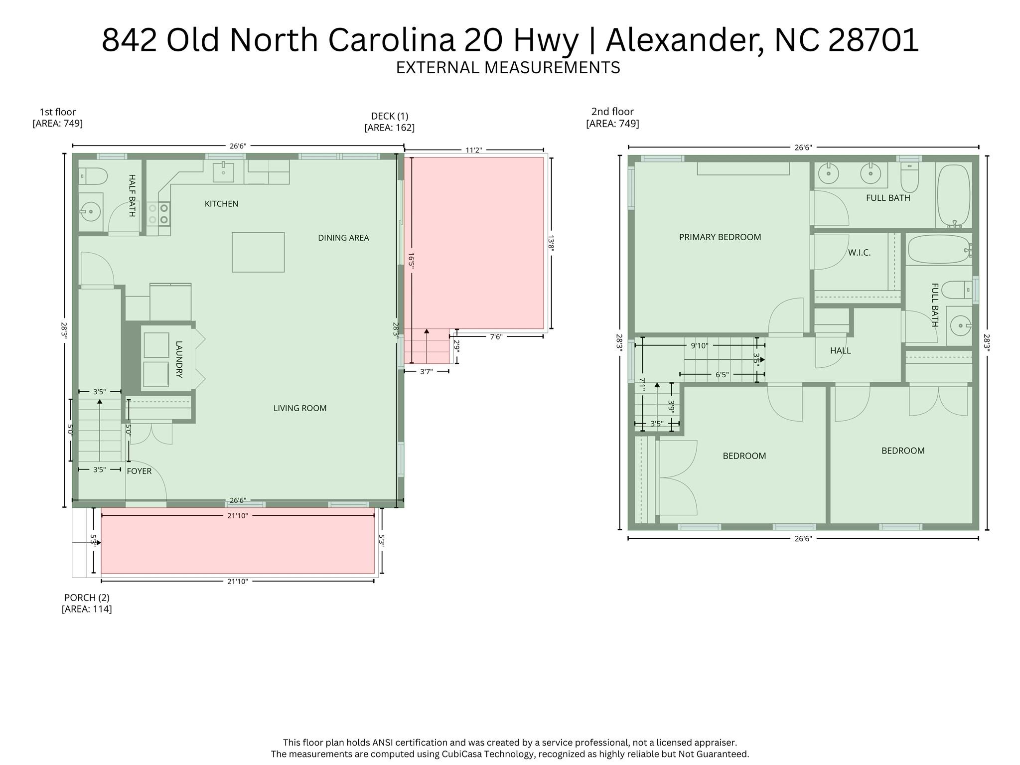 842 Old NC 20 Highway — Alexander