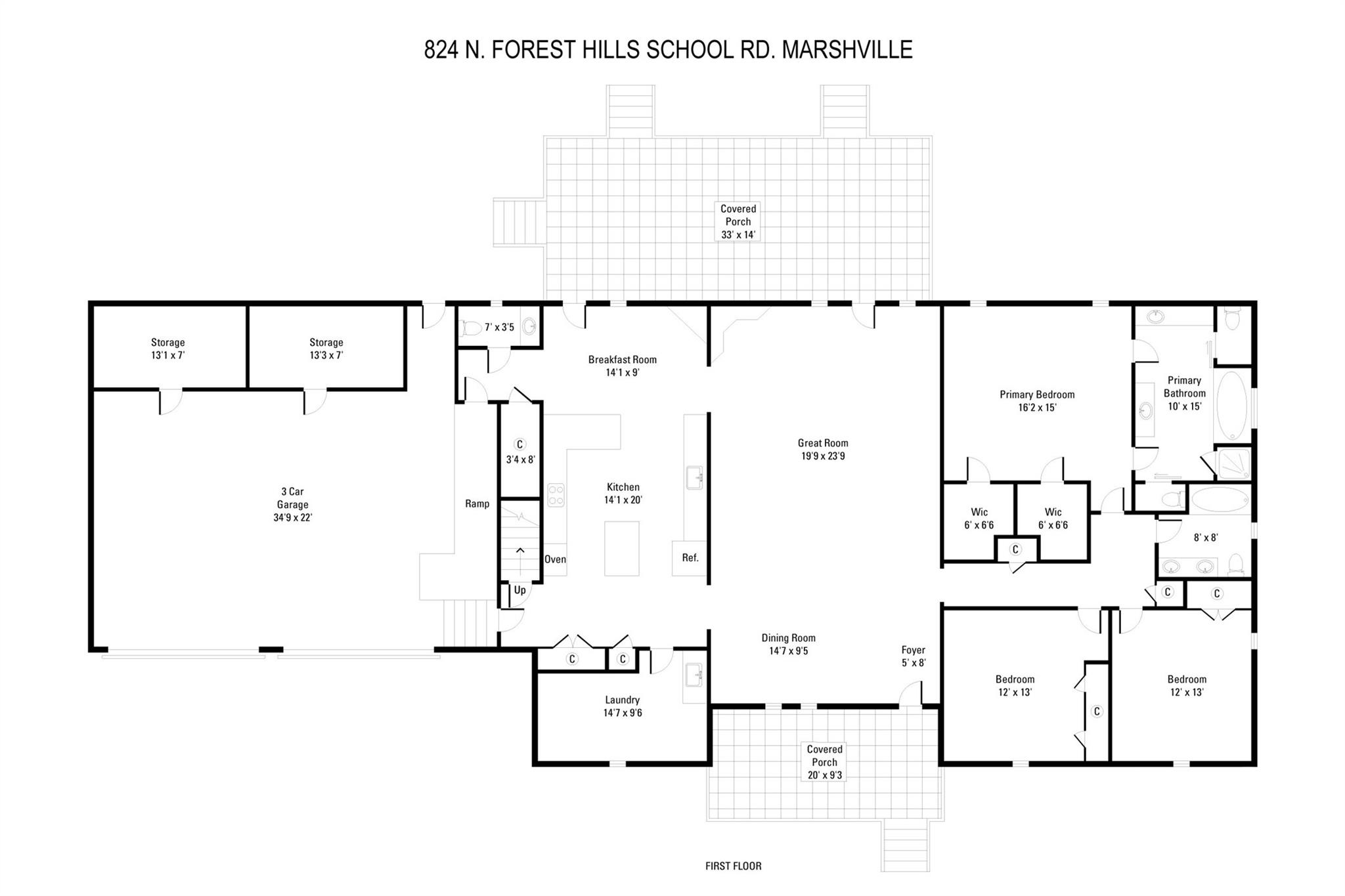 824 N Forest Hills School Road — Marshville