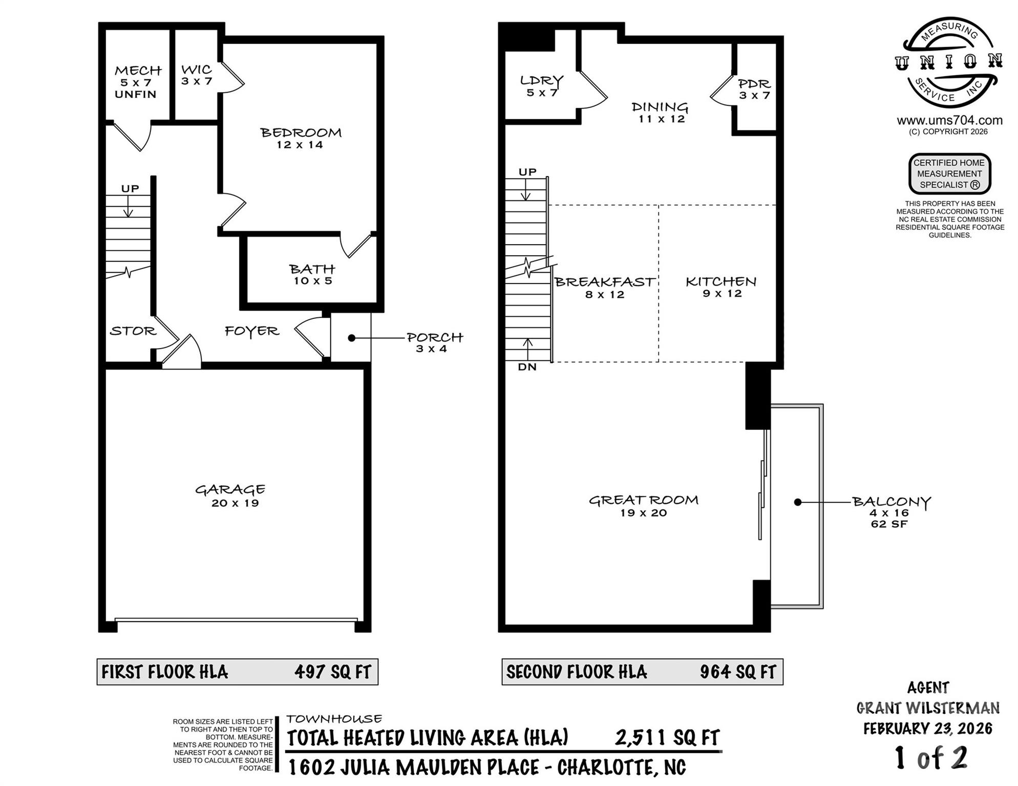 1602 Julia Maulden Place — Charlotte