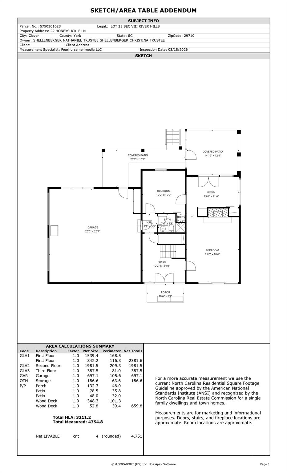 22 Honeysuckle Lane — Lake Wylie