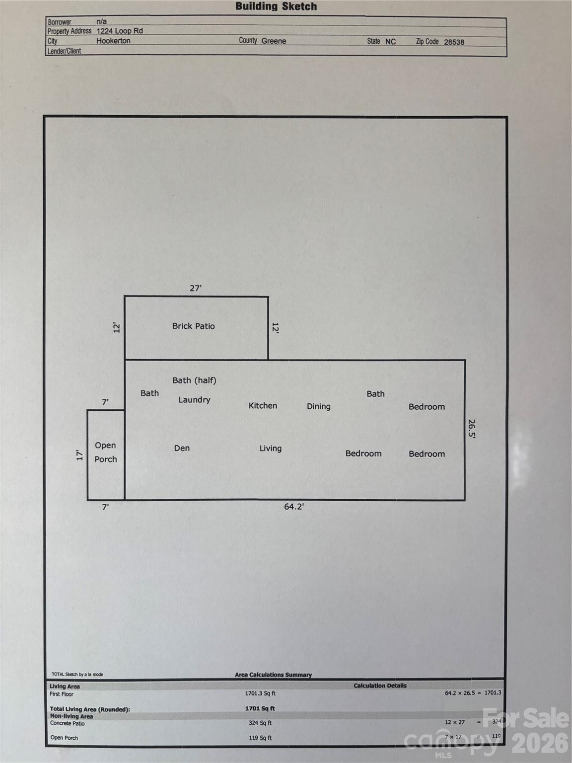 1224 Loop Road — Hookerton