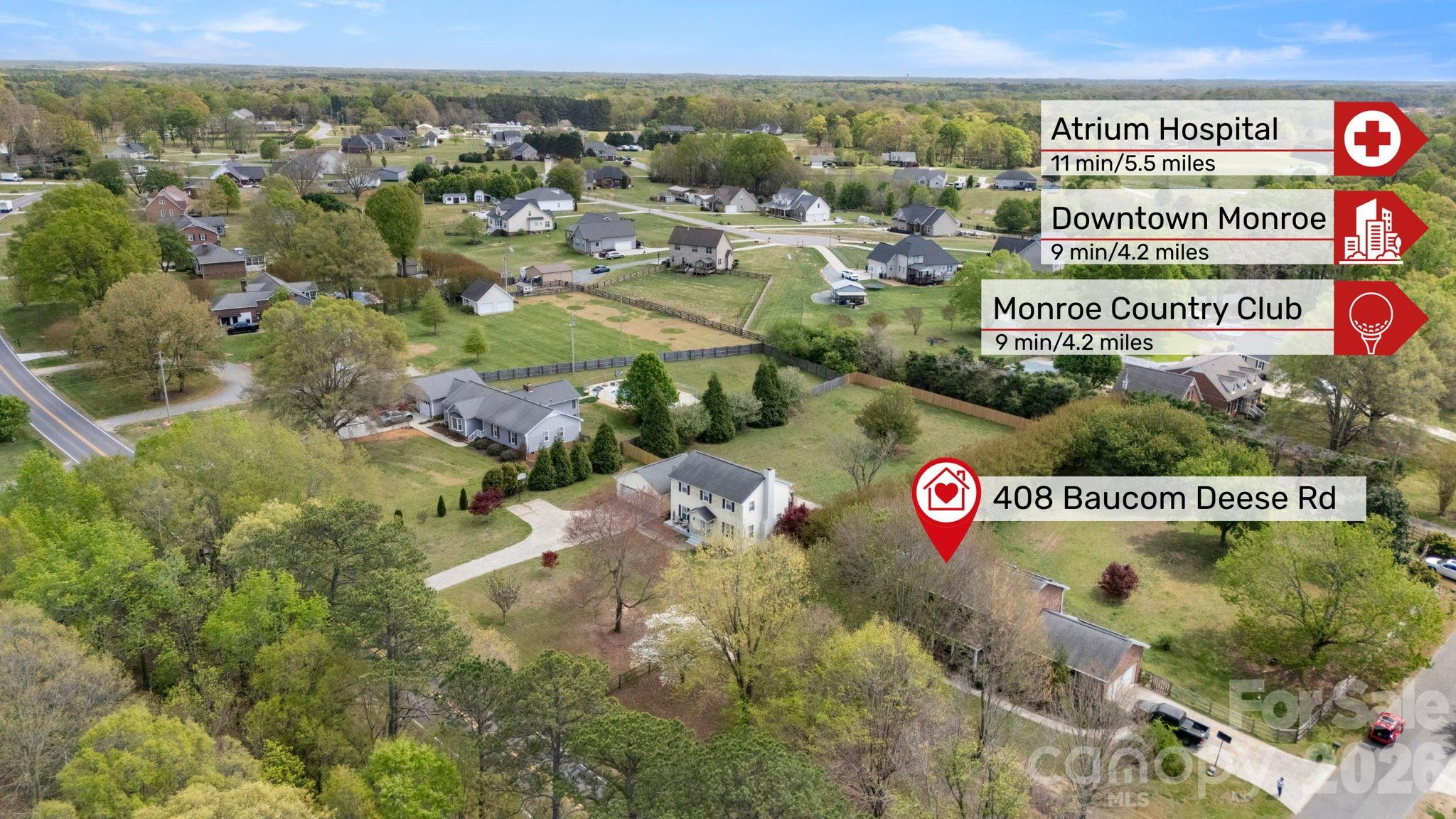 408 Baucom Deese Road — Monroe