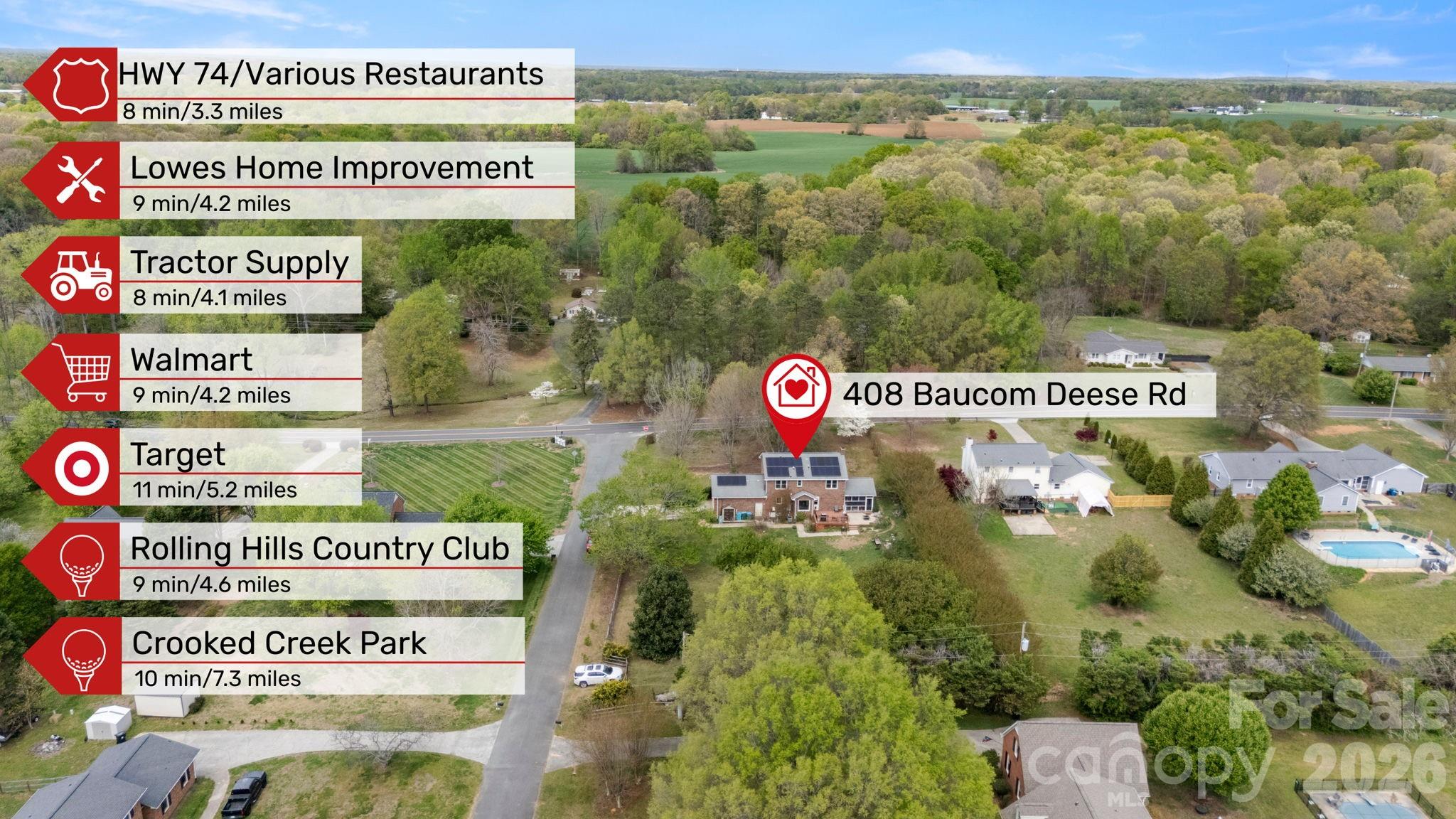 408 Baucom Deese Road — Monroe
