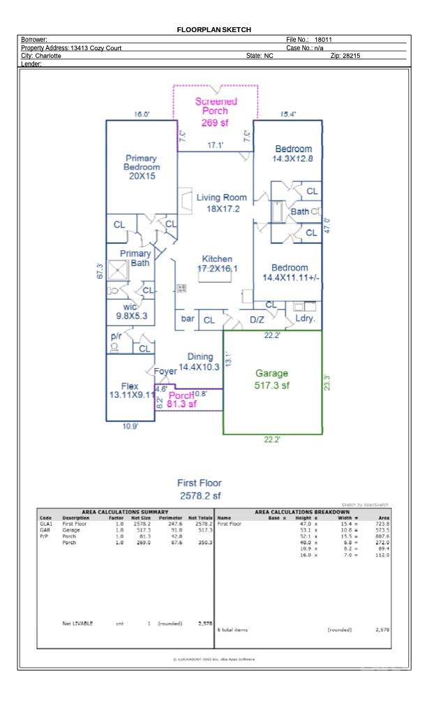 13413 Cozy Court — Charlotte