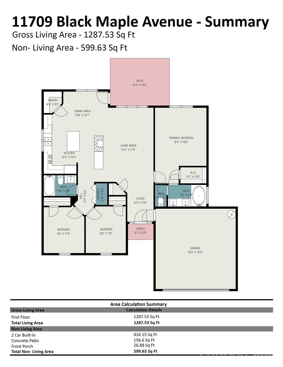 11709 BLACK MAPLE Avenue — Charlotte