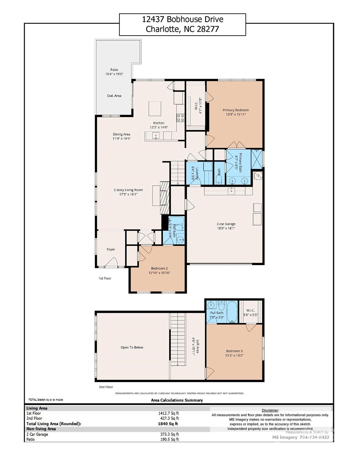 12437 Bobhouse Drive — Charlotte