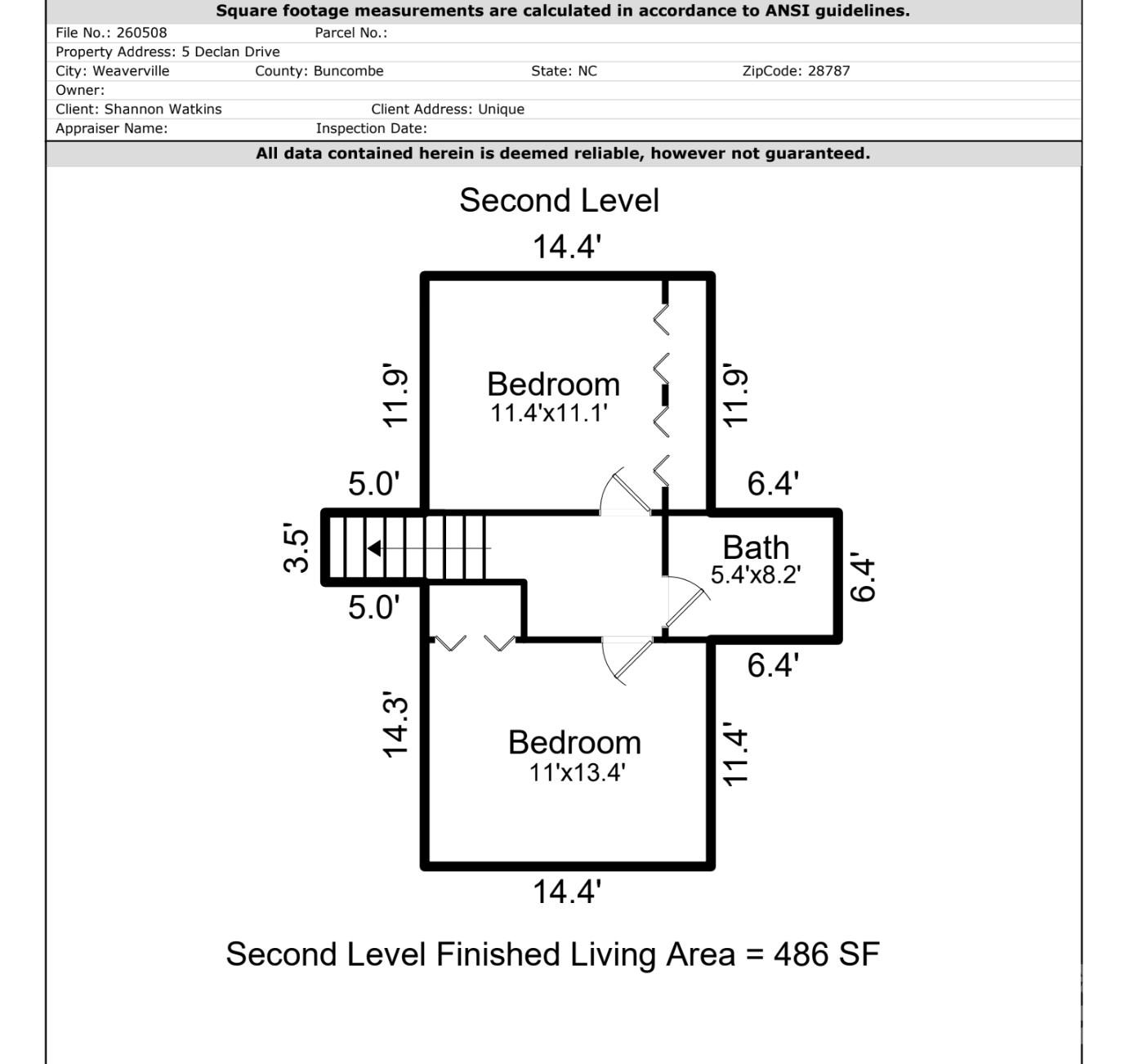 5 Declan Drive — Weaverville