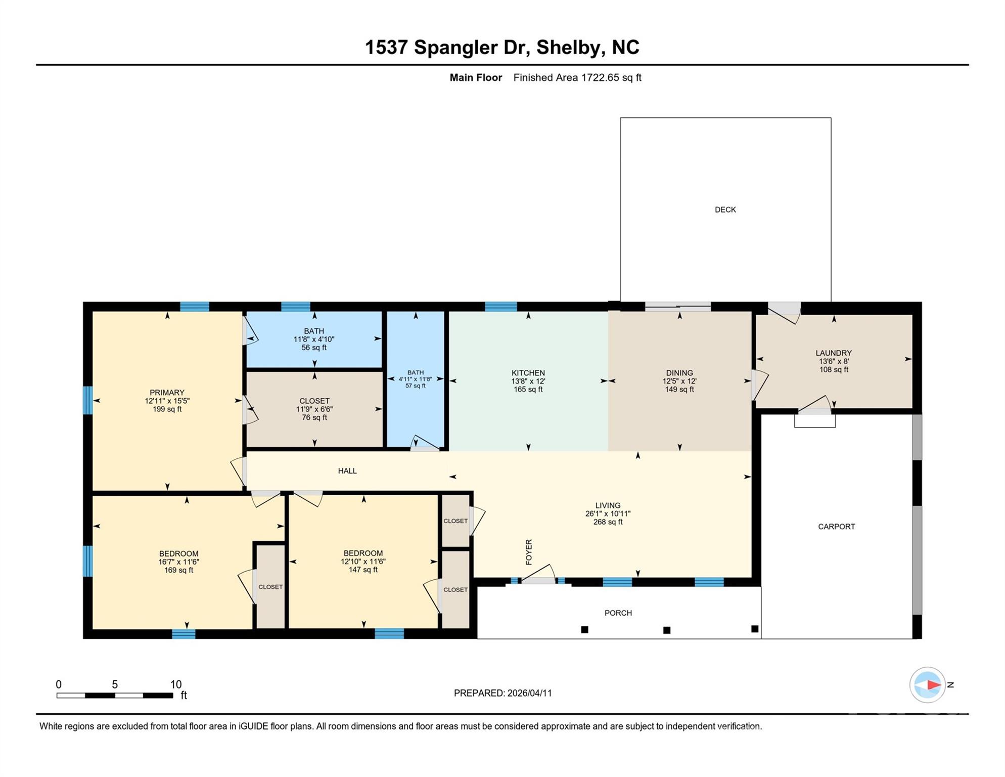 1537 Spangler Drive — Shelby