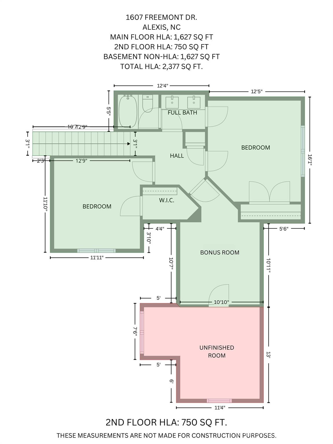 1607 Freemont Drive — Alexis