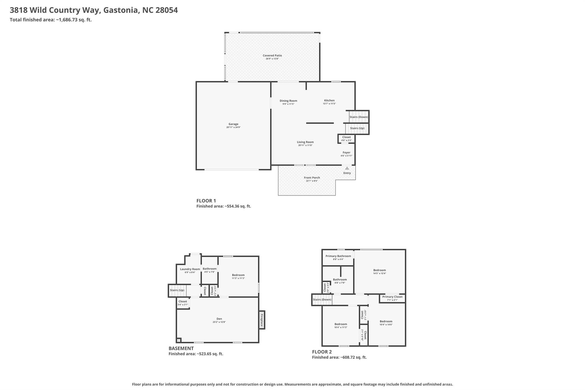 3818 Wild Country Way — Gastonia