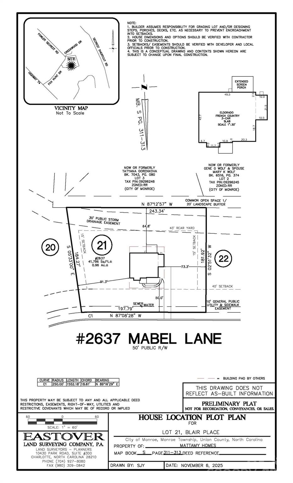 2637 Mabel Lane — Monroe