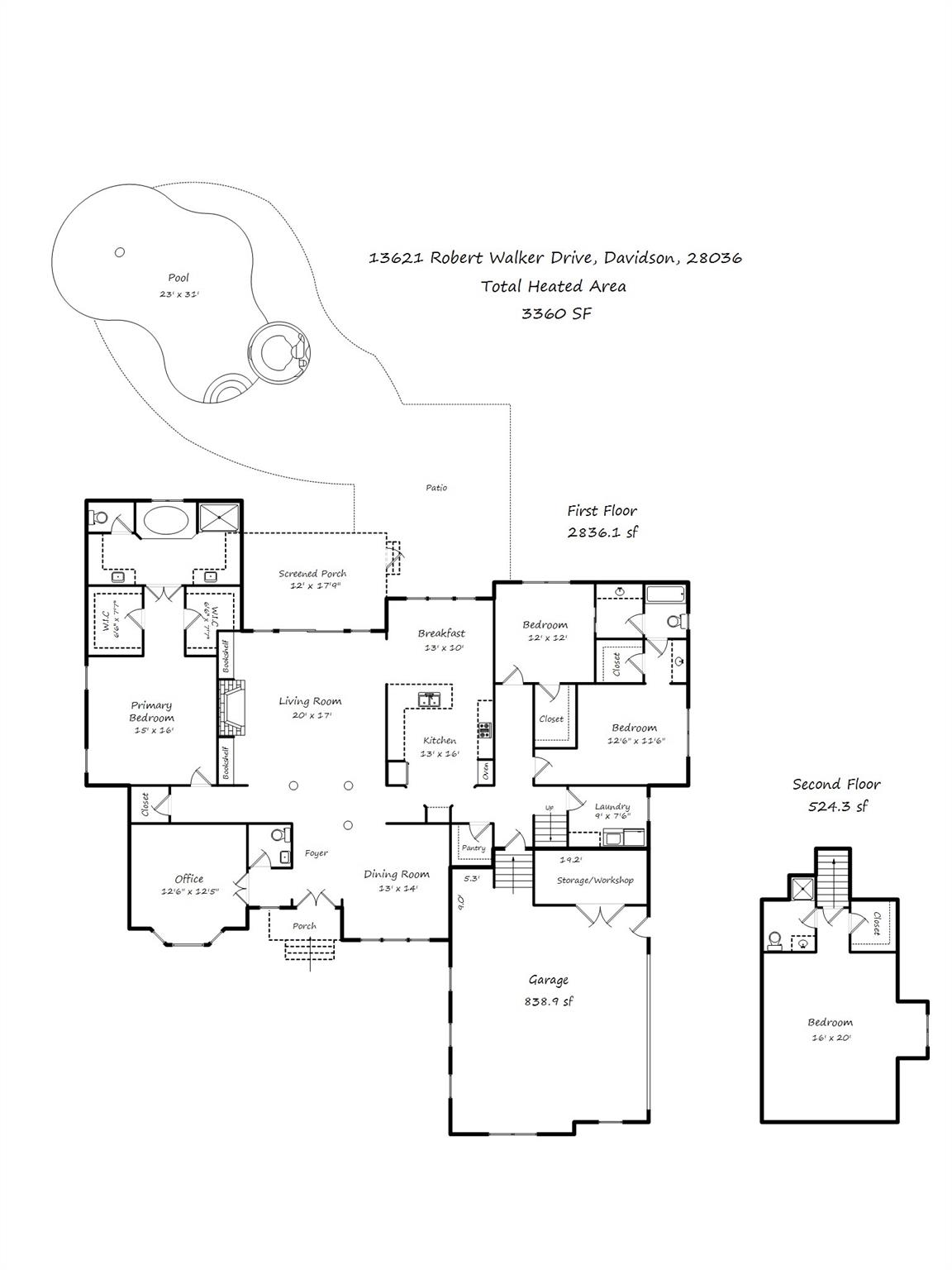 13621 Robert Walker Drive — Davidson
