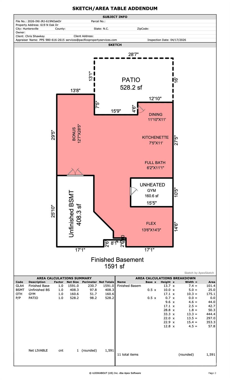 619 N Oak Drive — Huntersville
