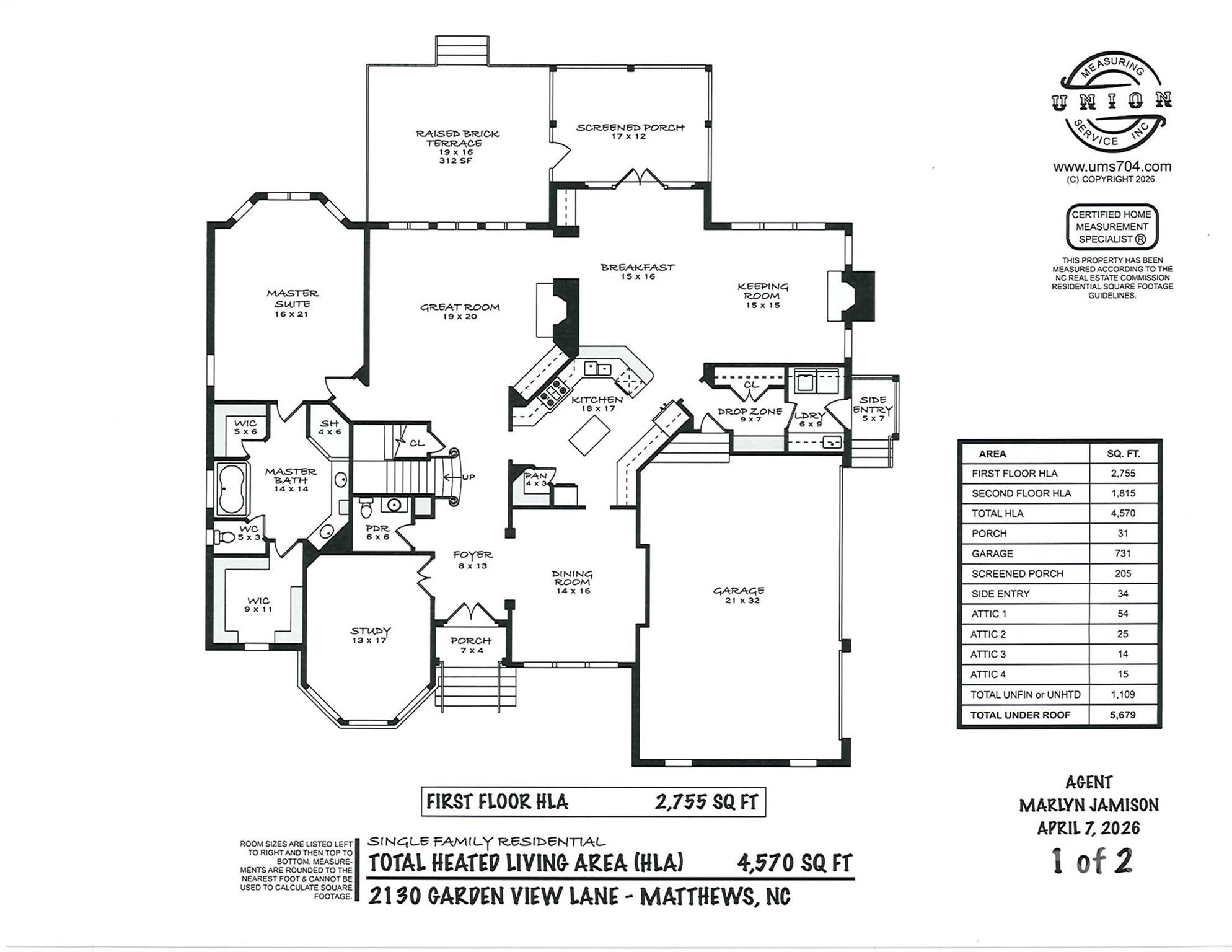 2130 Garden View Lane — Matthews