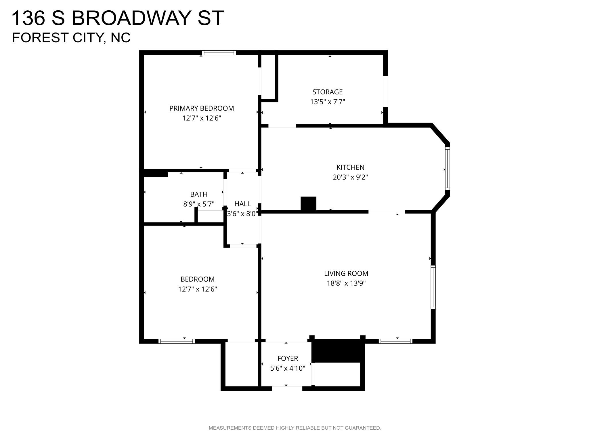 136 S Broadway Street — Forest City