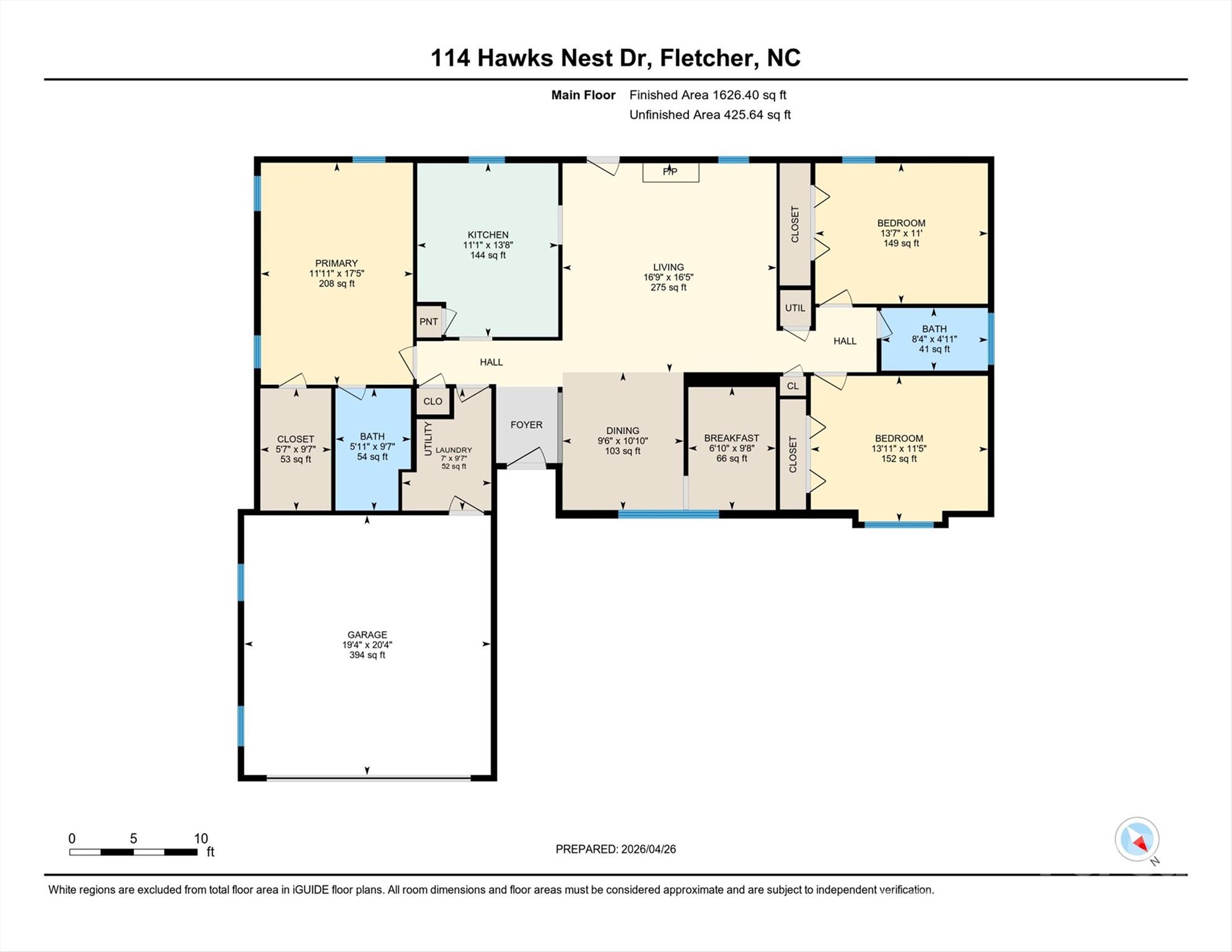114 Hawks Nest Drive — Fletcher
