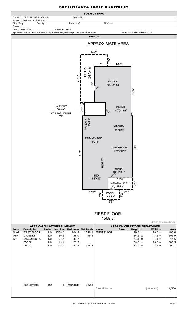 119 Pine Street — Badin