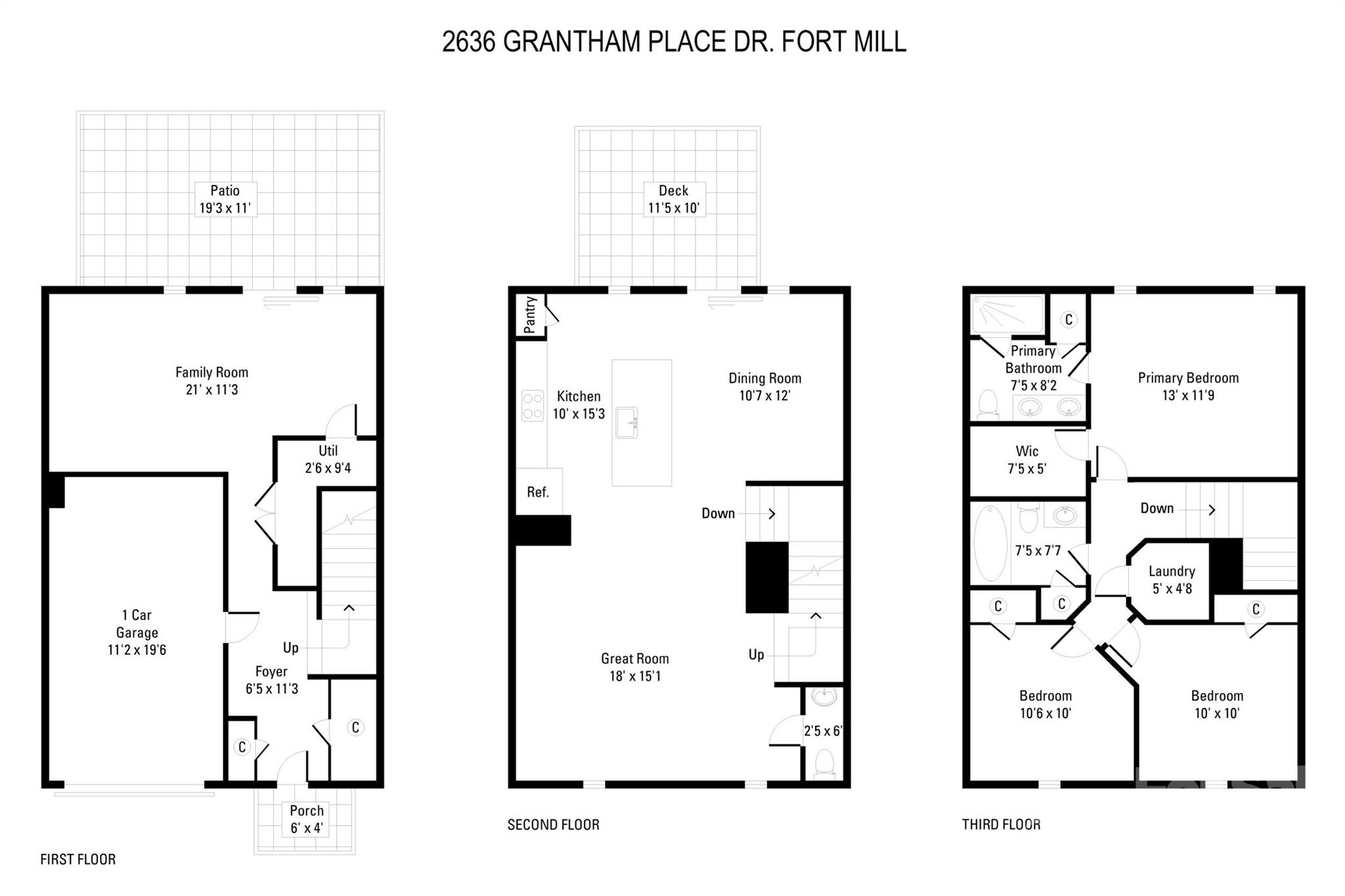 2636 Grantham Place Drive — Fort Mill