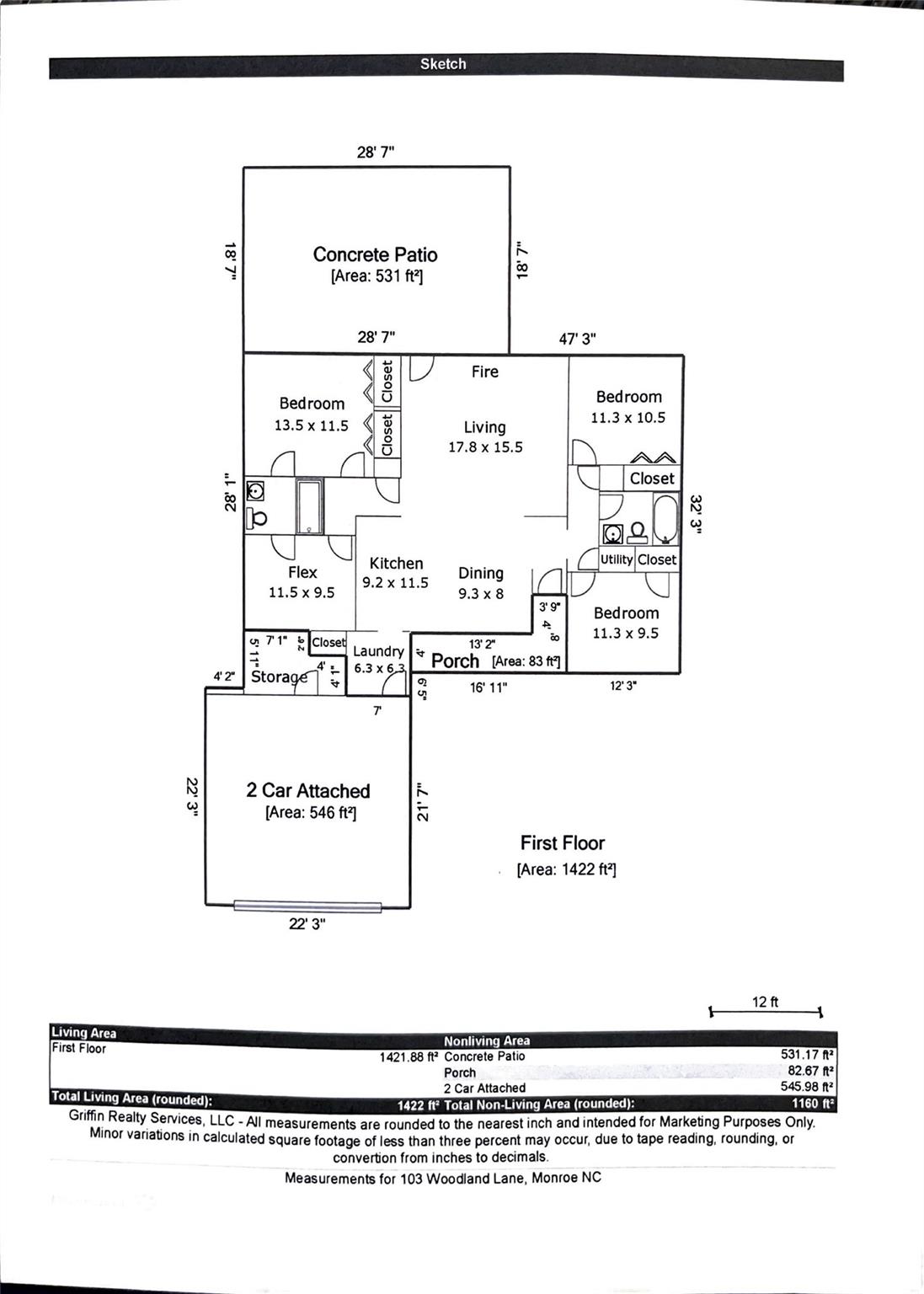 103 Woodland Lane — Monroe