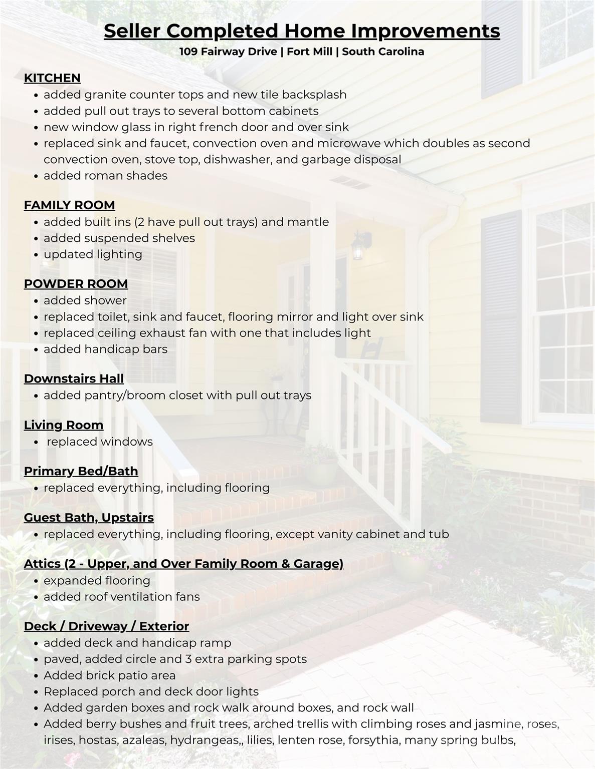 109 Fairway Drive — Fort Mill