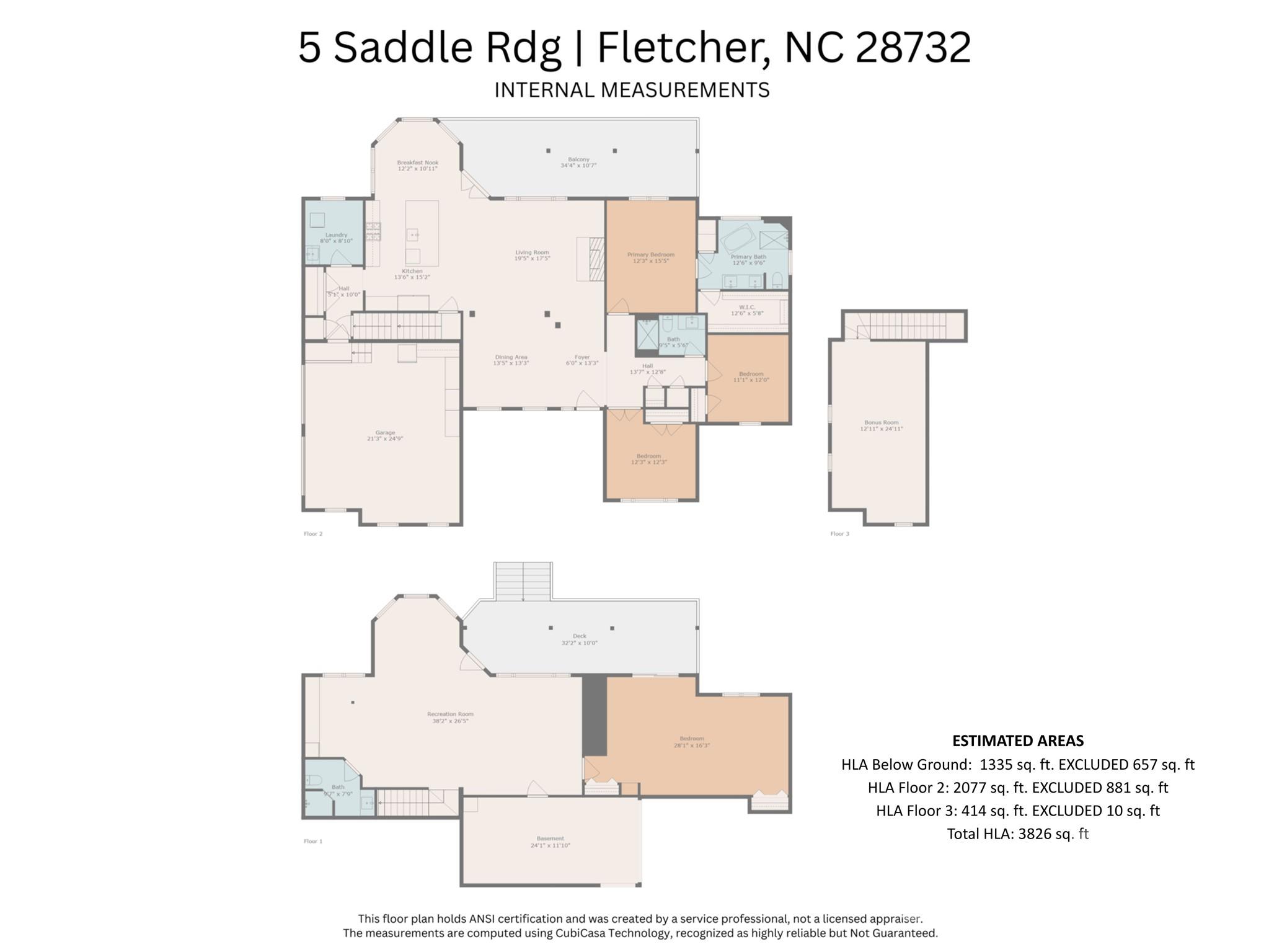5 Saddle Ridge — Fletcher