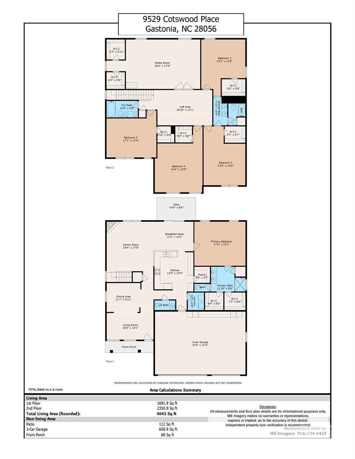 9529 Cotswood Place — Gastonia