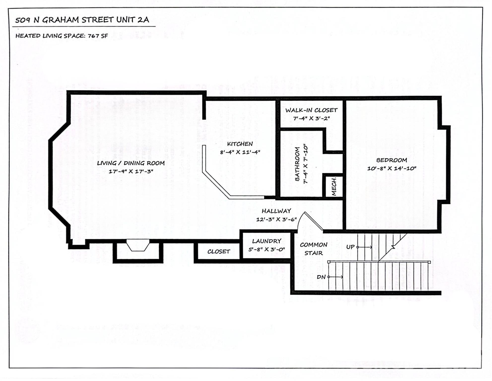 509 N Graham Street #2A — Charlotte