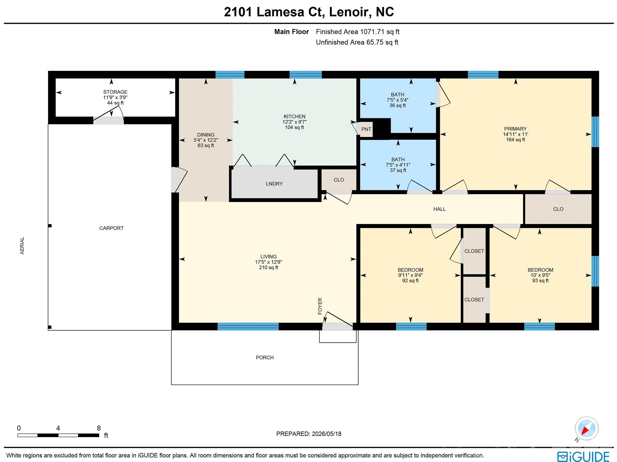 2101 LaMesa Court — Lenoir