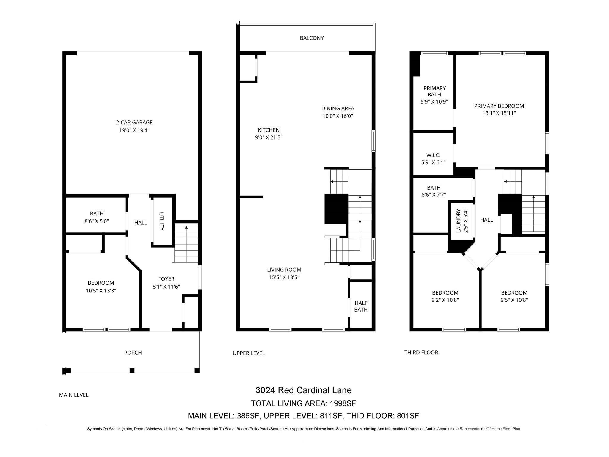 3024 Red Cardinal Lane — Charlotte