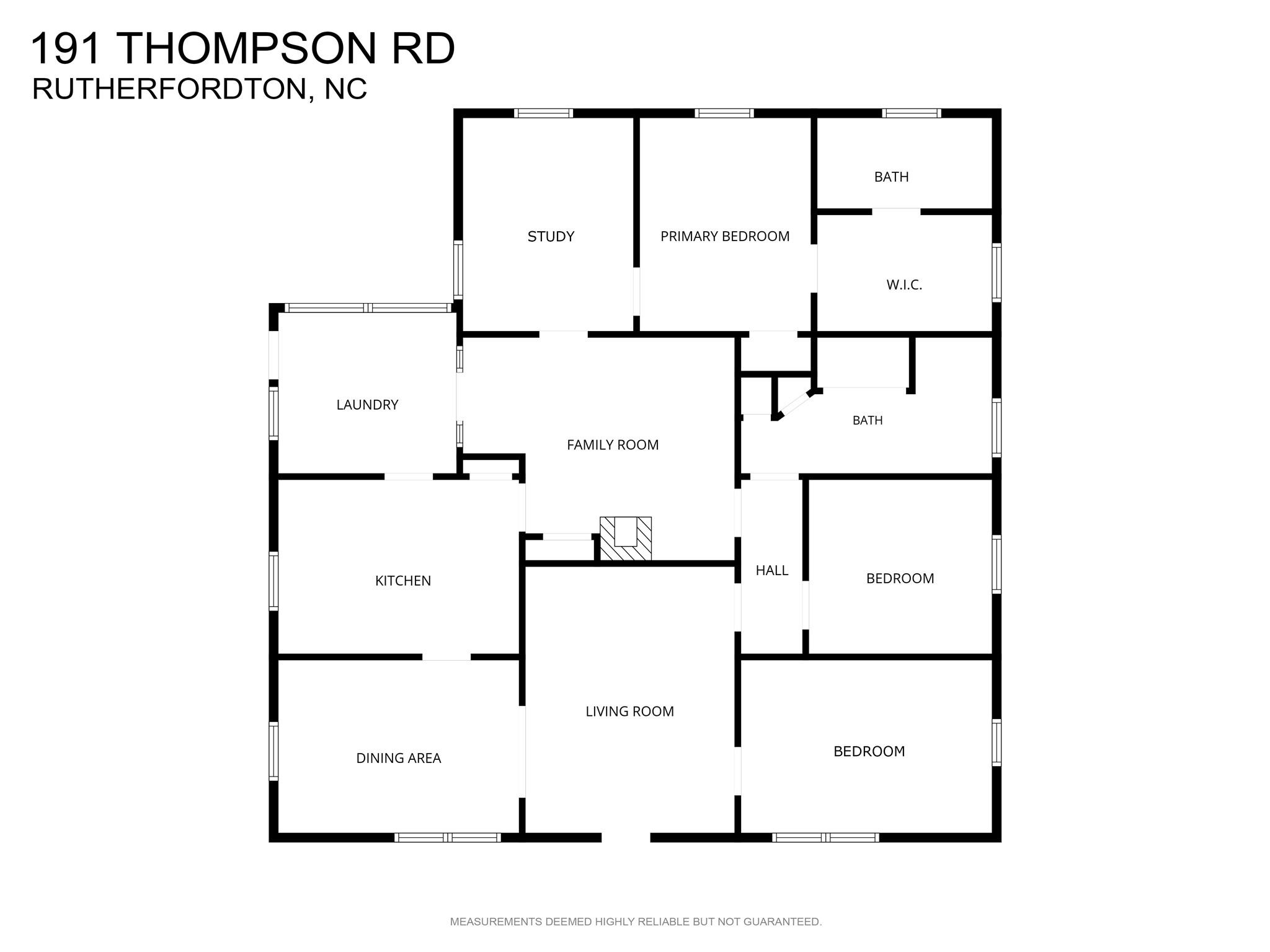 191 Thompson Road — Rutherfordton