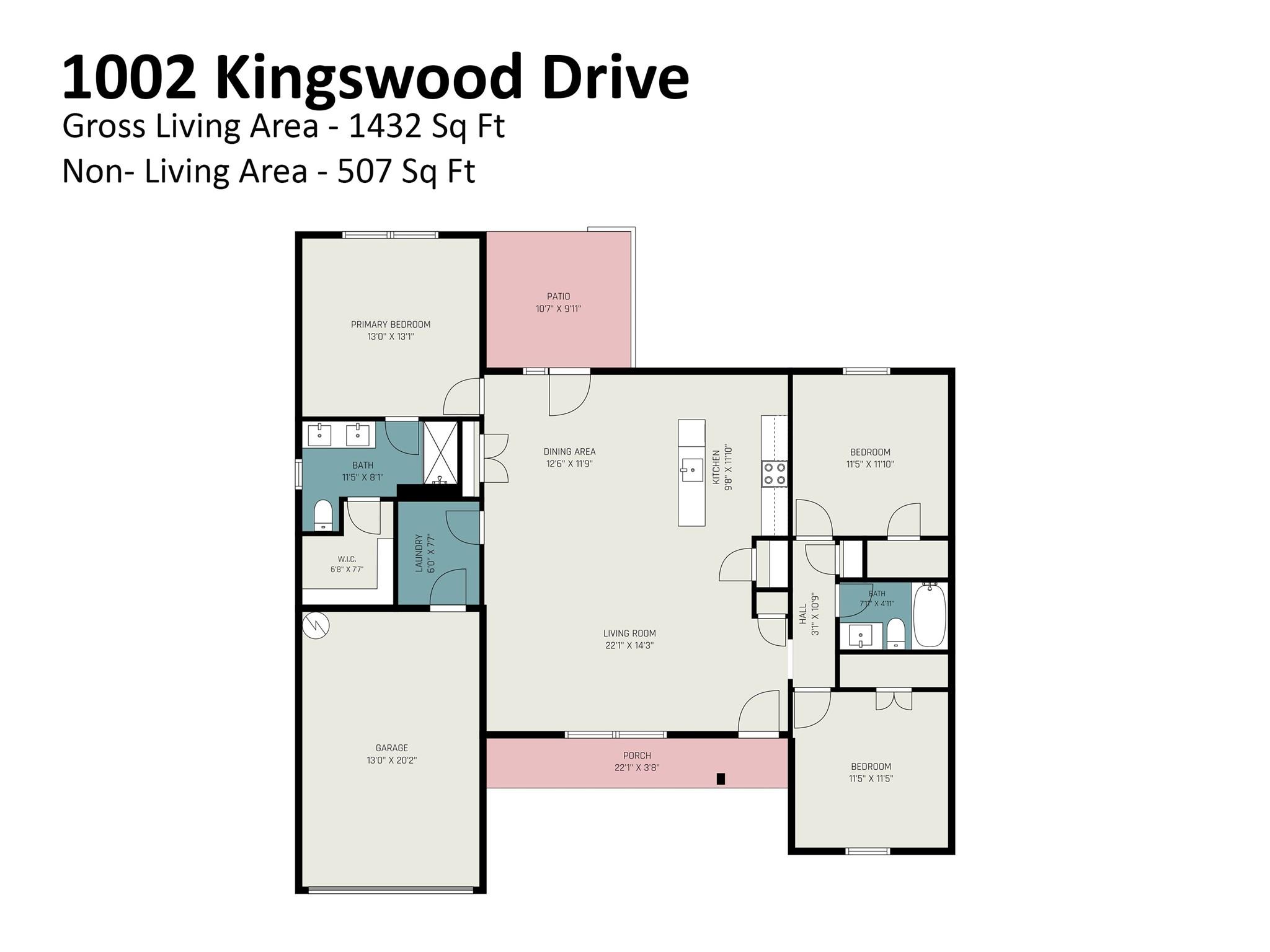 1002 Kingswood Drive — Monroe