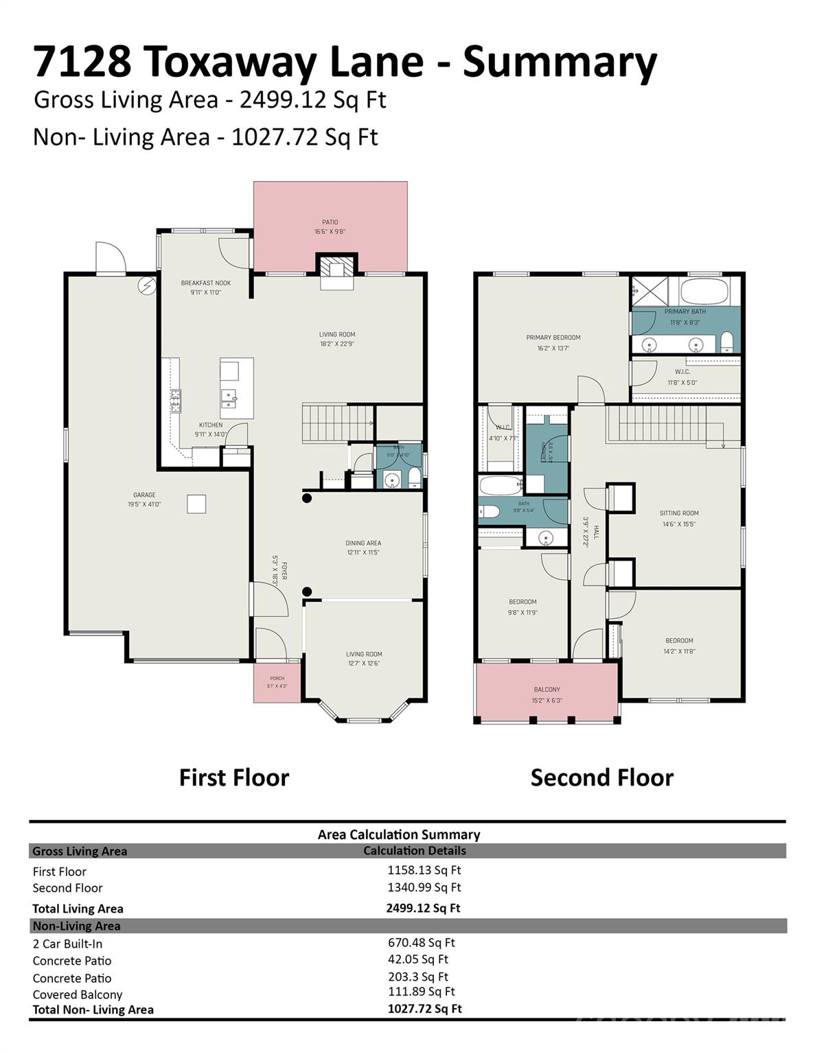 7128 Toxaway Lane — Charlotte
