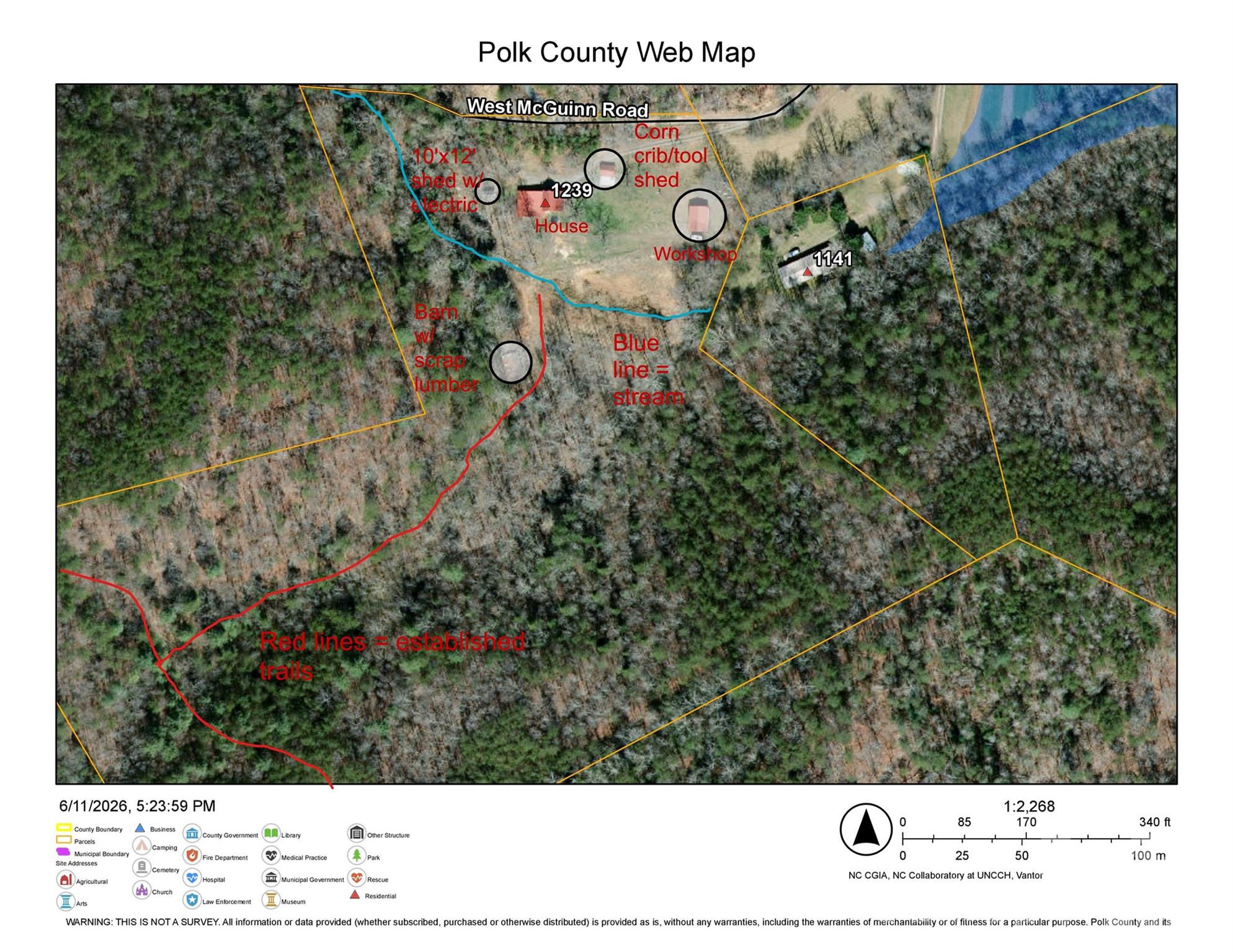 1239 W McGuinn Road — Mill Spring