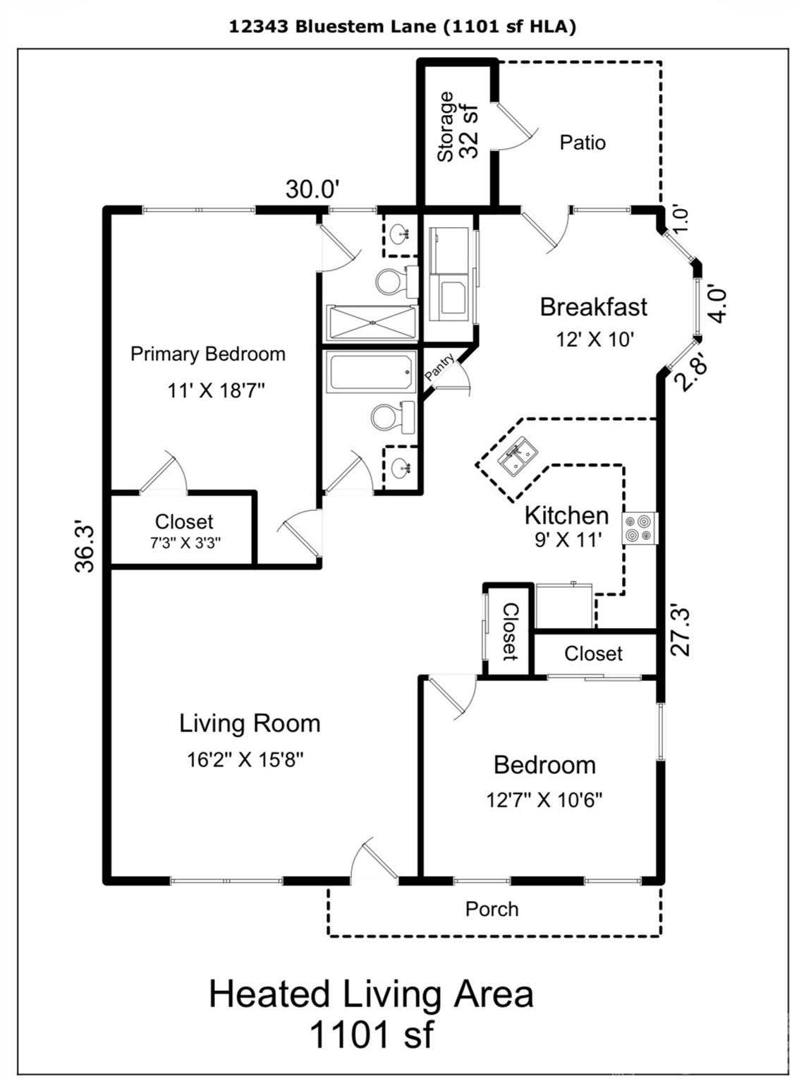 12343 Bluestem Lane — Charlotte