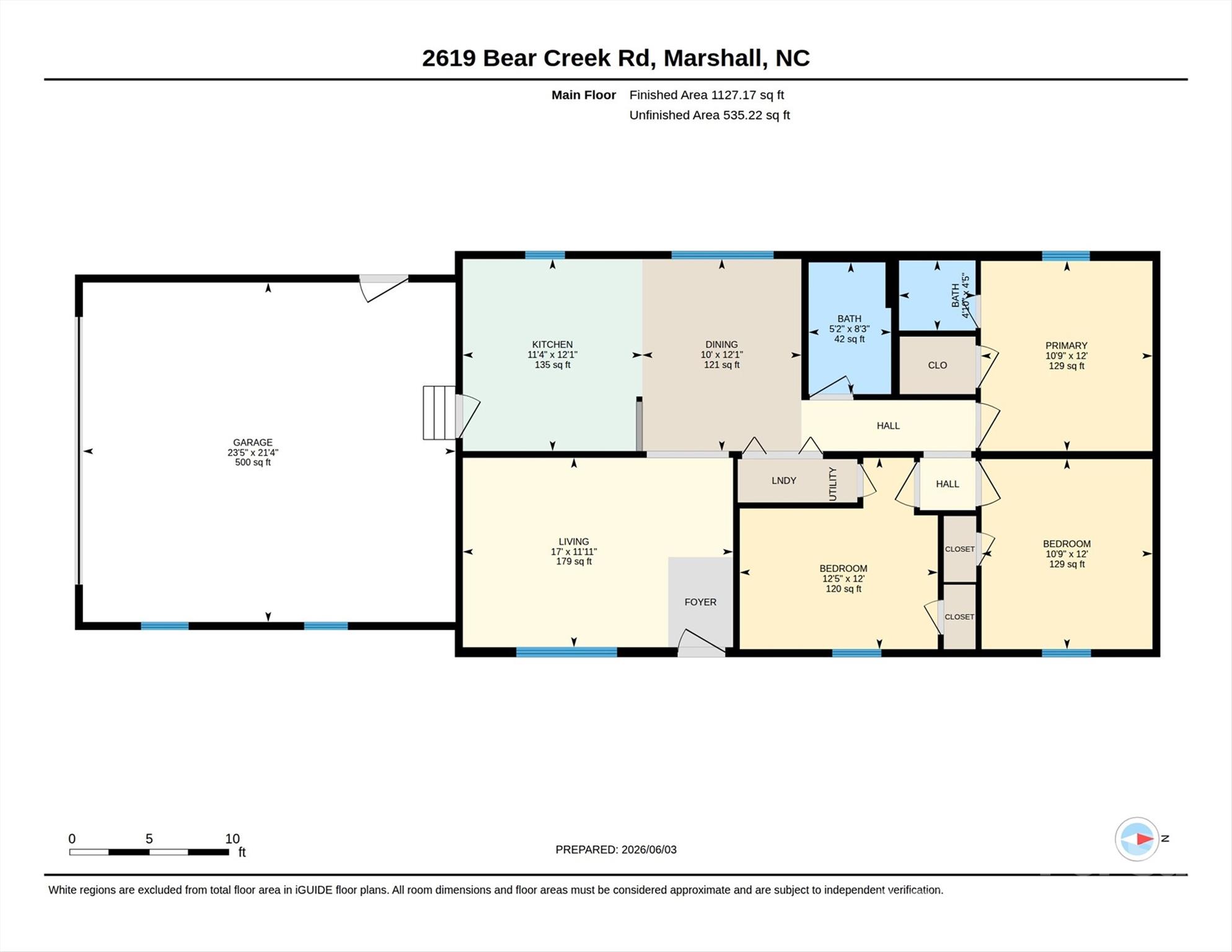 2610 Bear Creek Road — Marshall