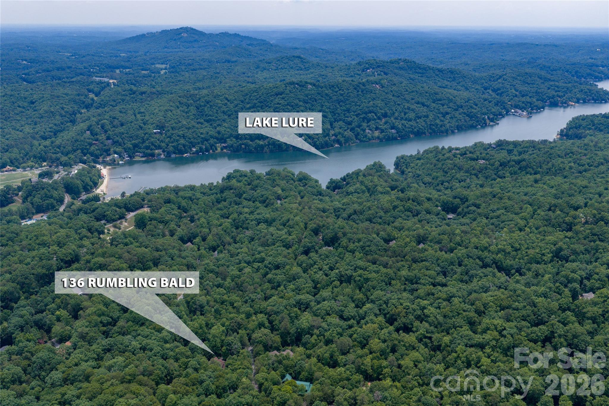 136 Rumbling Bald Road — Lake Lure