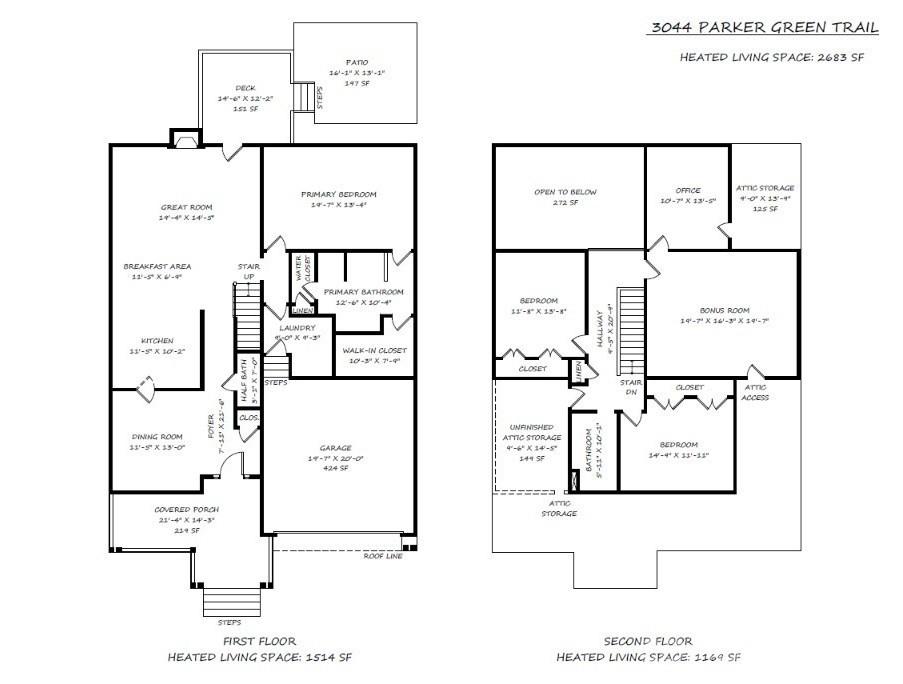 3044 Parker Green Trail — Charlotte