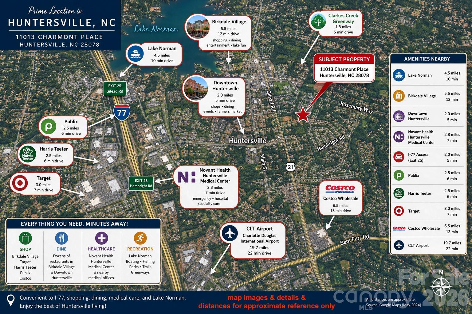 11013 Charmont Place — Huntersville