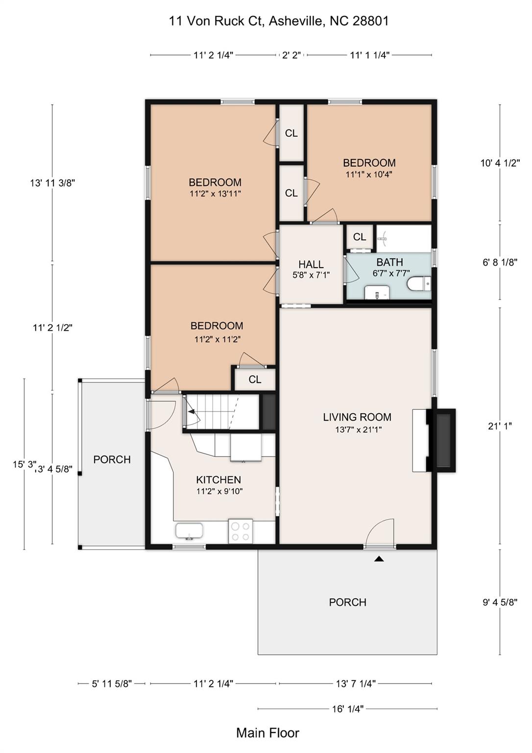 11 Von Ruck Court — Asheville