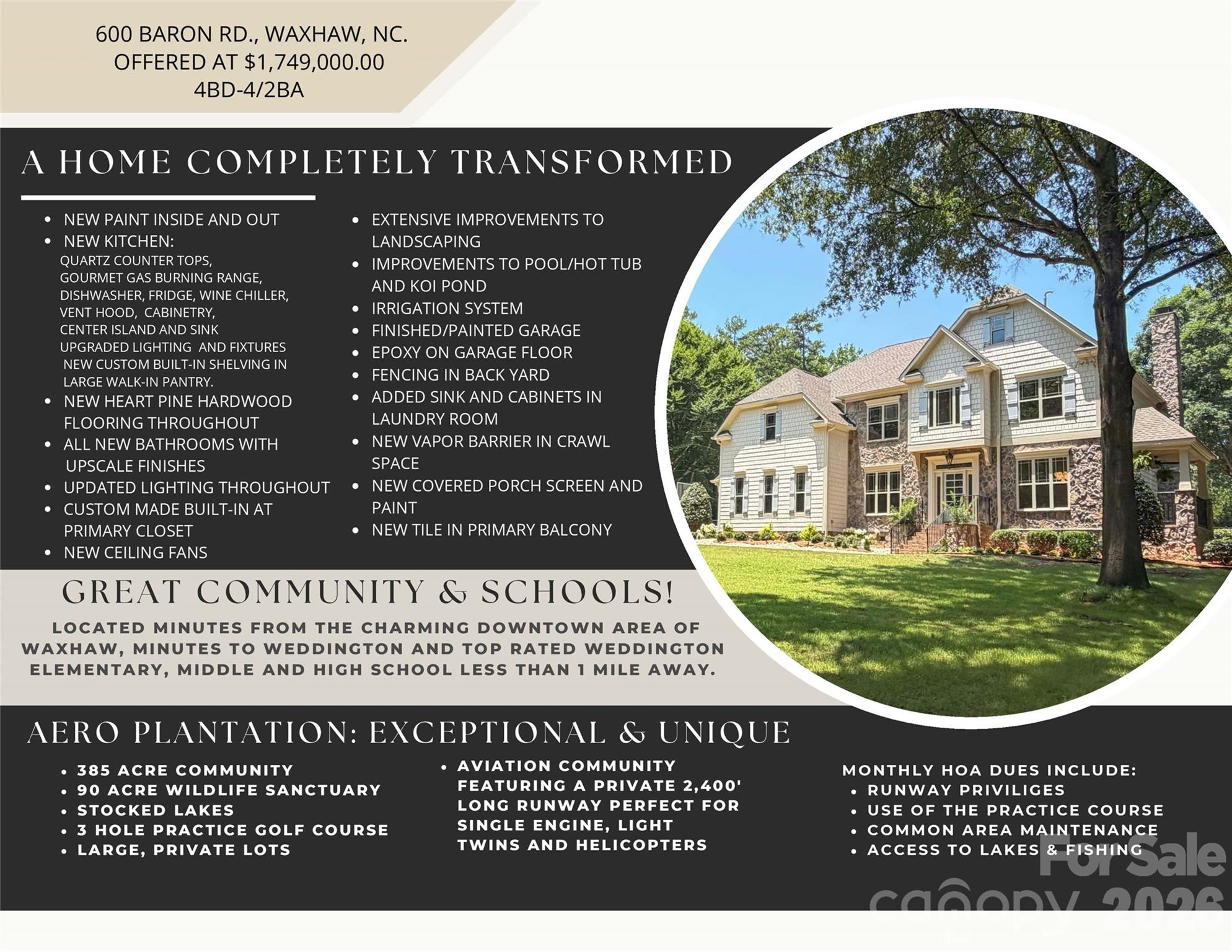 600 Baron Road — Waxhaw