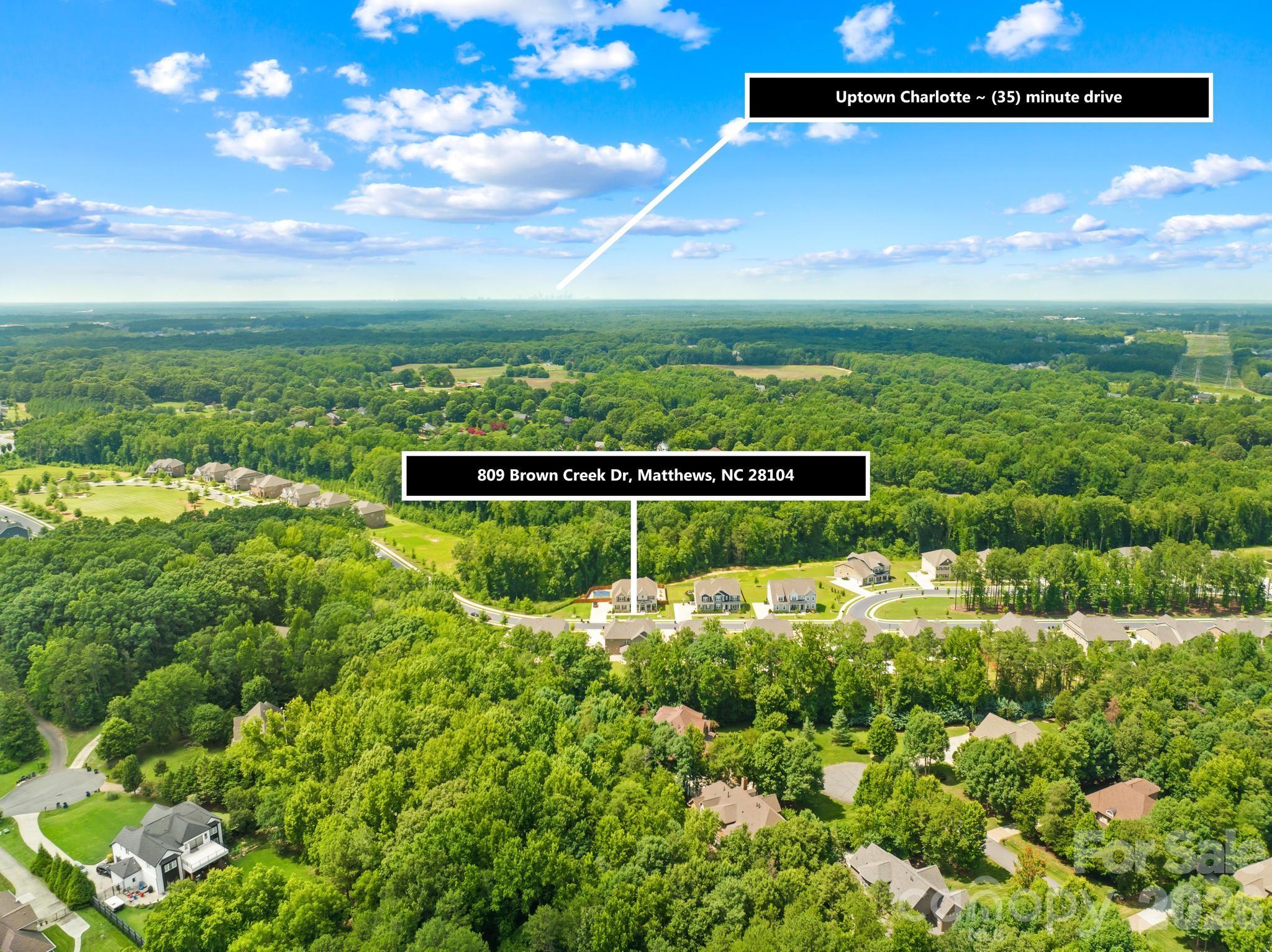 809 Brown Creek Drive — Matthews