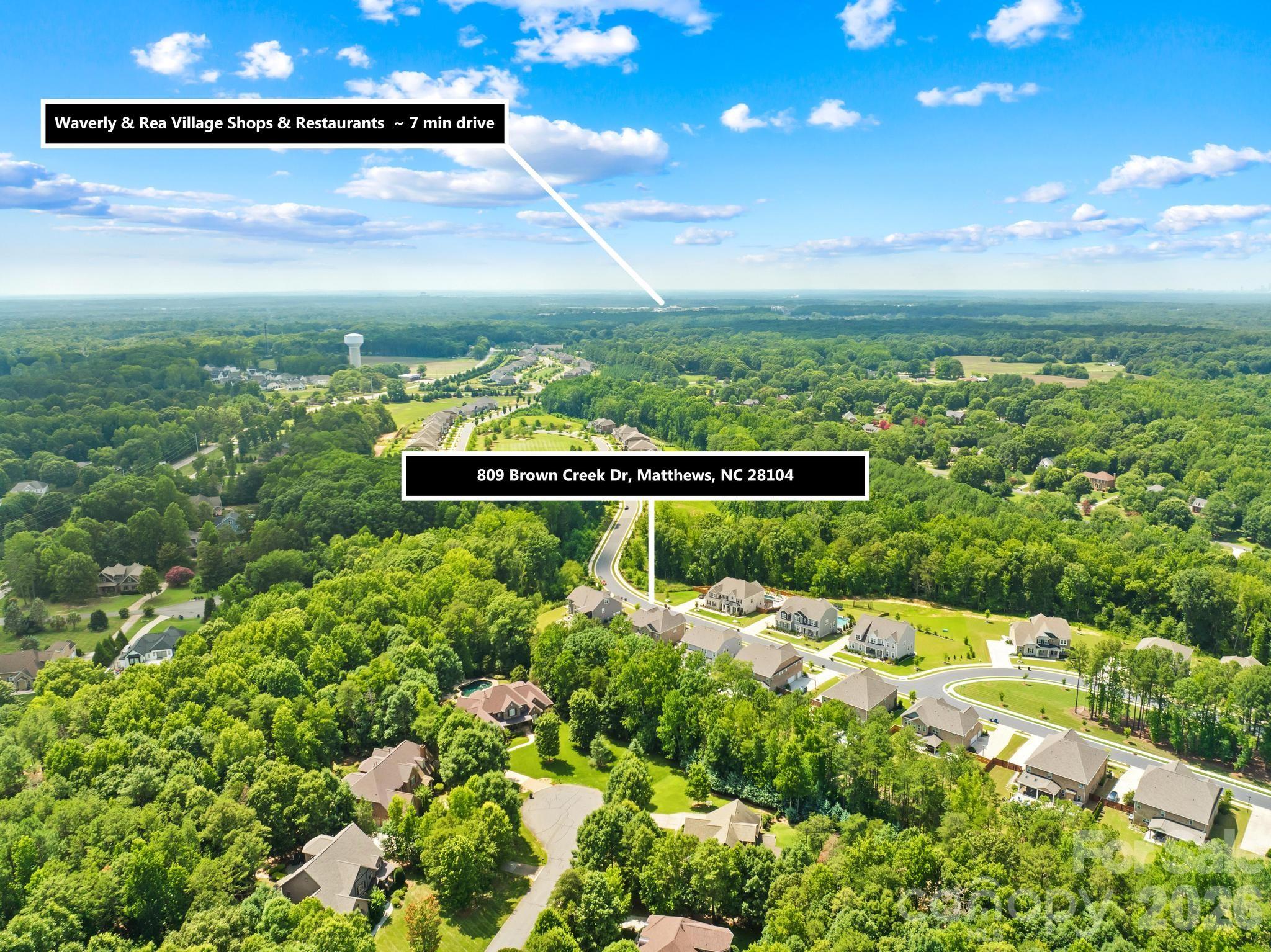 809 Brown Creek Drive — Matthews