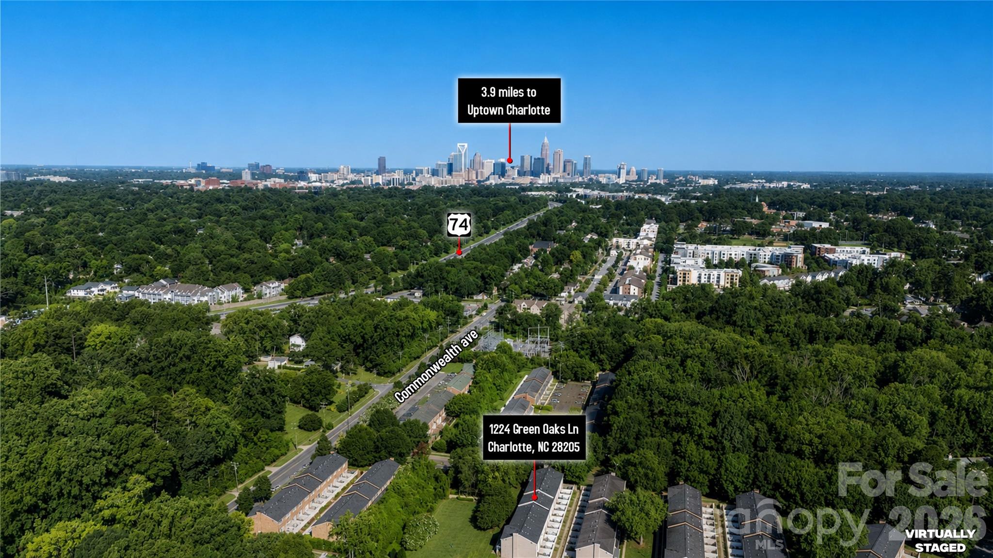 1224 Green Oaks Lane #F — Charlotte